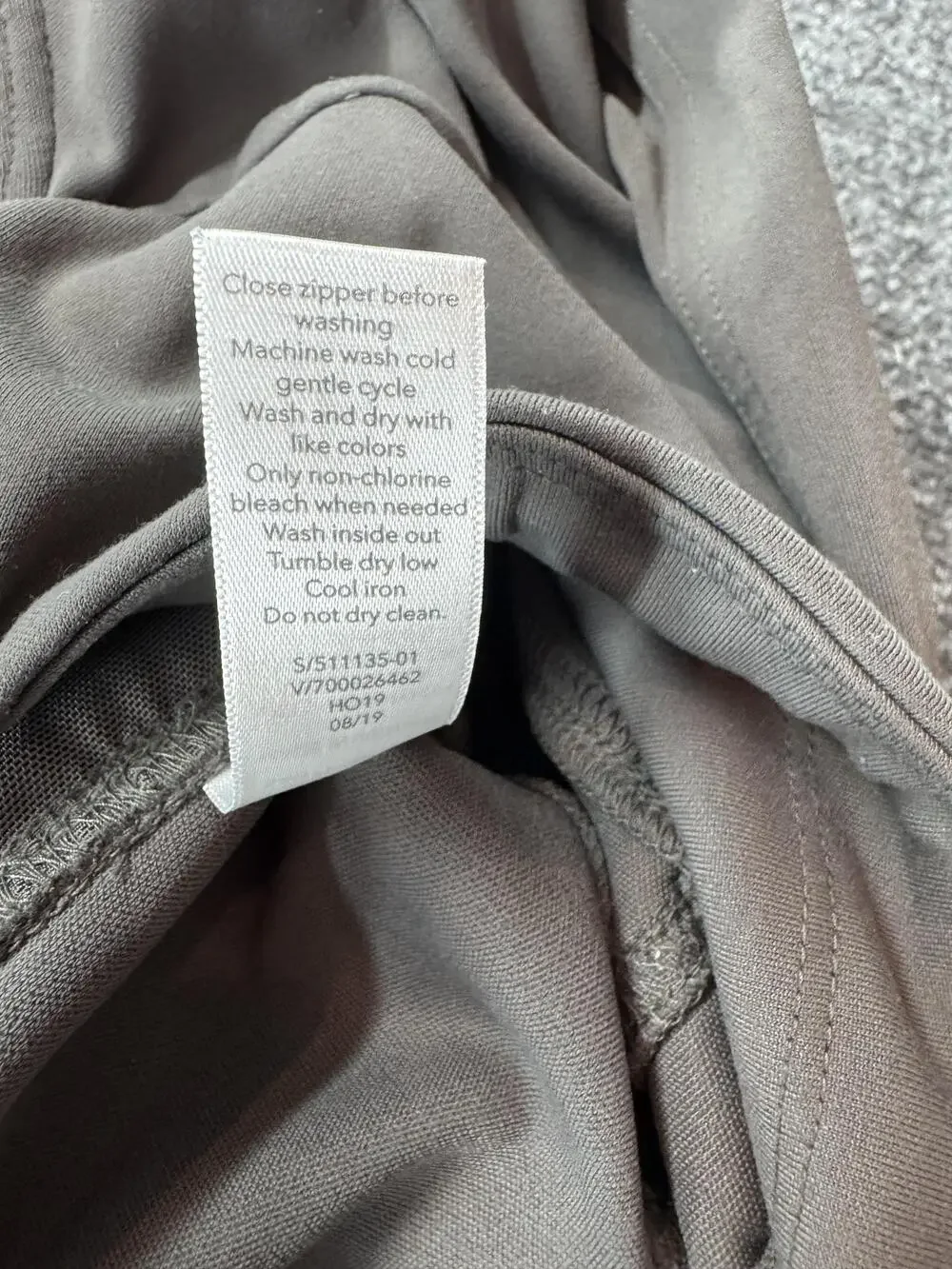 Athleta Headlands Hybrid Moto Tight Leggings Womens 4 Green Ankle Zip Pockets